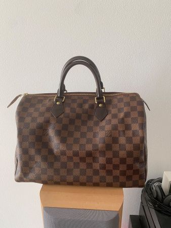 Louis Vuitton Speedy Damier Azur Handtasche guter Zustand