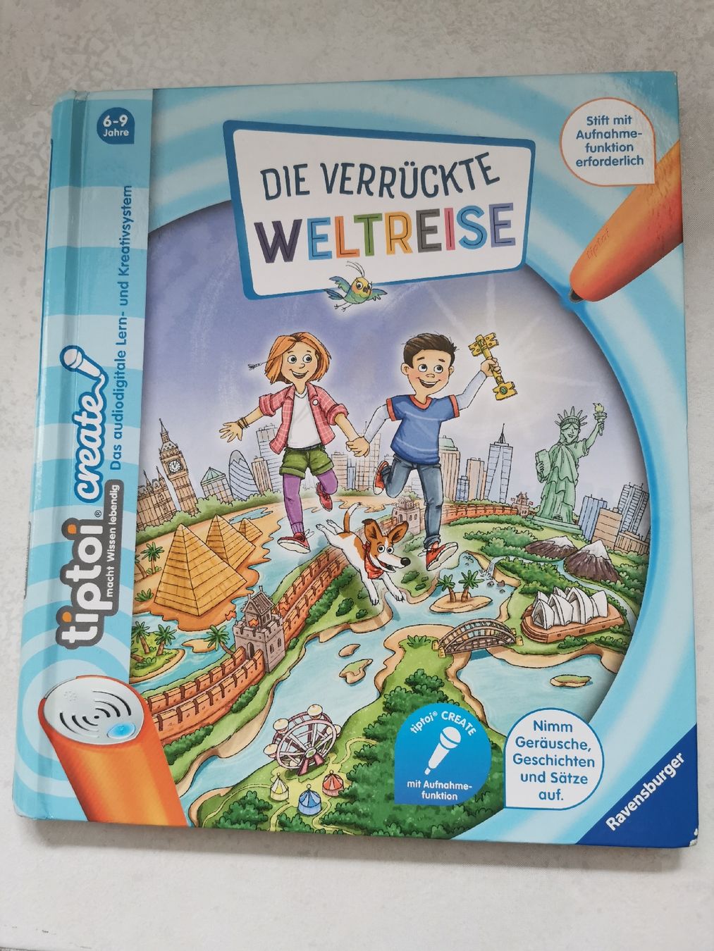 Libri: Tiptoi create - Die verrückte Weltreise – Usato da Brunnen venduto da JJaime
