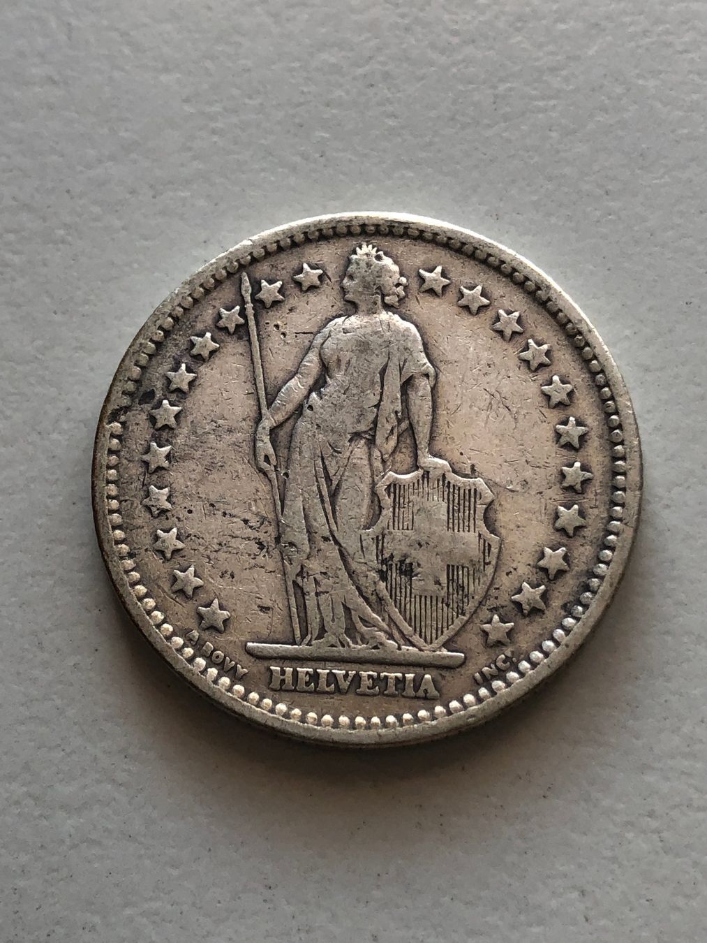 Tutti le monete: 2 Fr. 1905 – Usato da Schötz venduto da Odpa 1