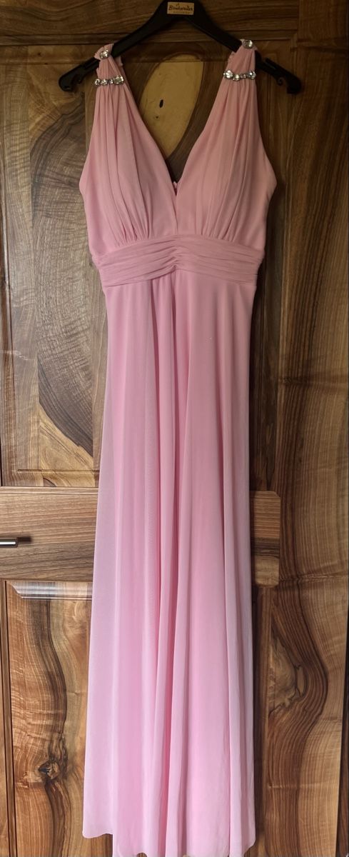 Vestiti: Wunderschönes hellrosa Abendkleid mit Schmucksteinen  – Usato da Derendingen venduto da Laubfleckerli 1