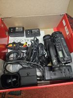 Videokamera Sony Handycam mit Netzkabel und zwei Akku 