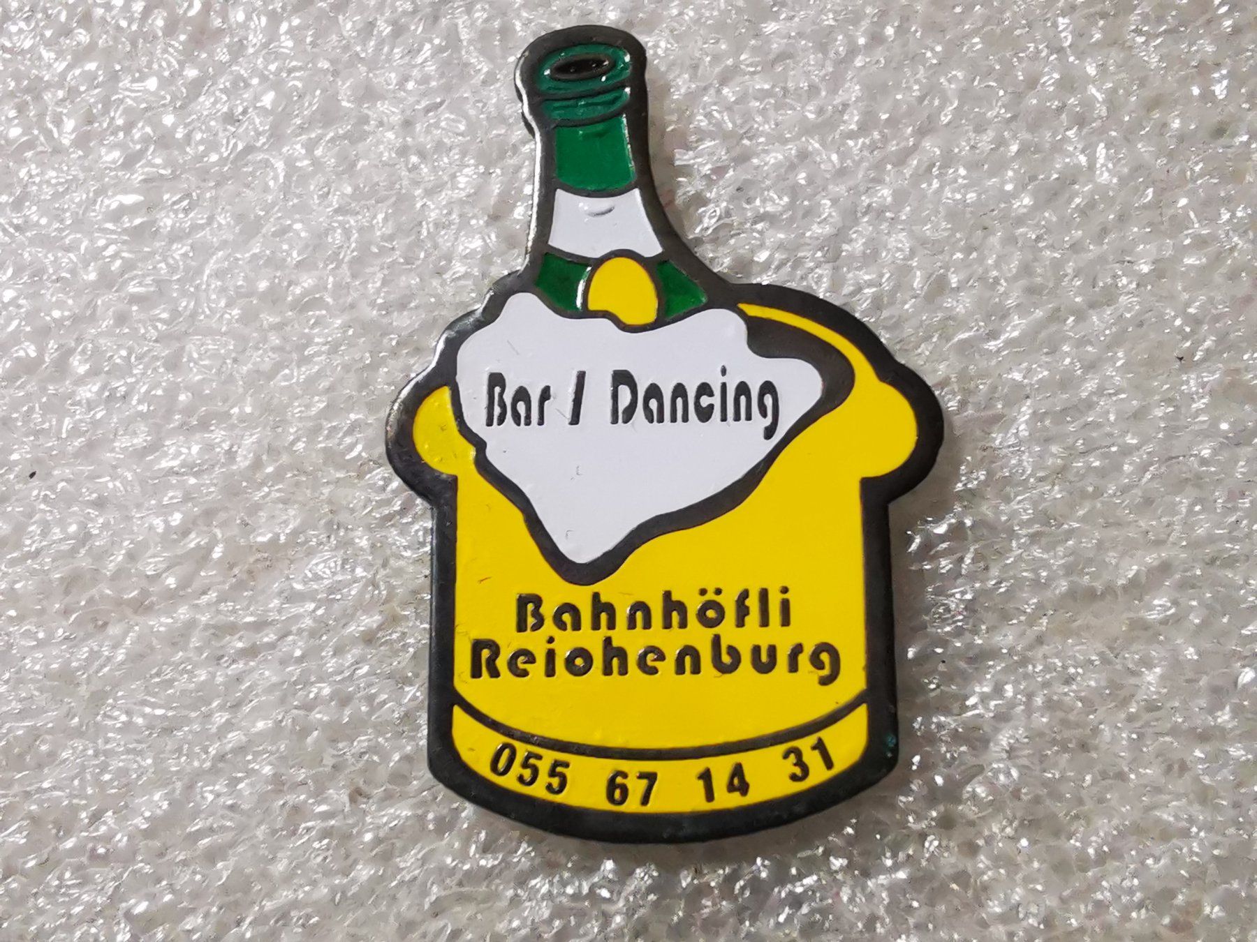 Placchette & Badge: Ansteckpin 142: Bahnhöfli Reiohenberg – Usato da Oppligen venduto da Pin-Fall-Shop