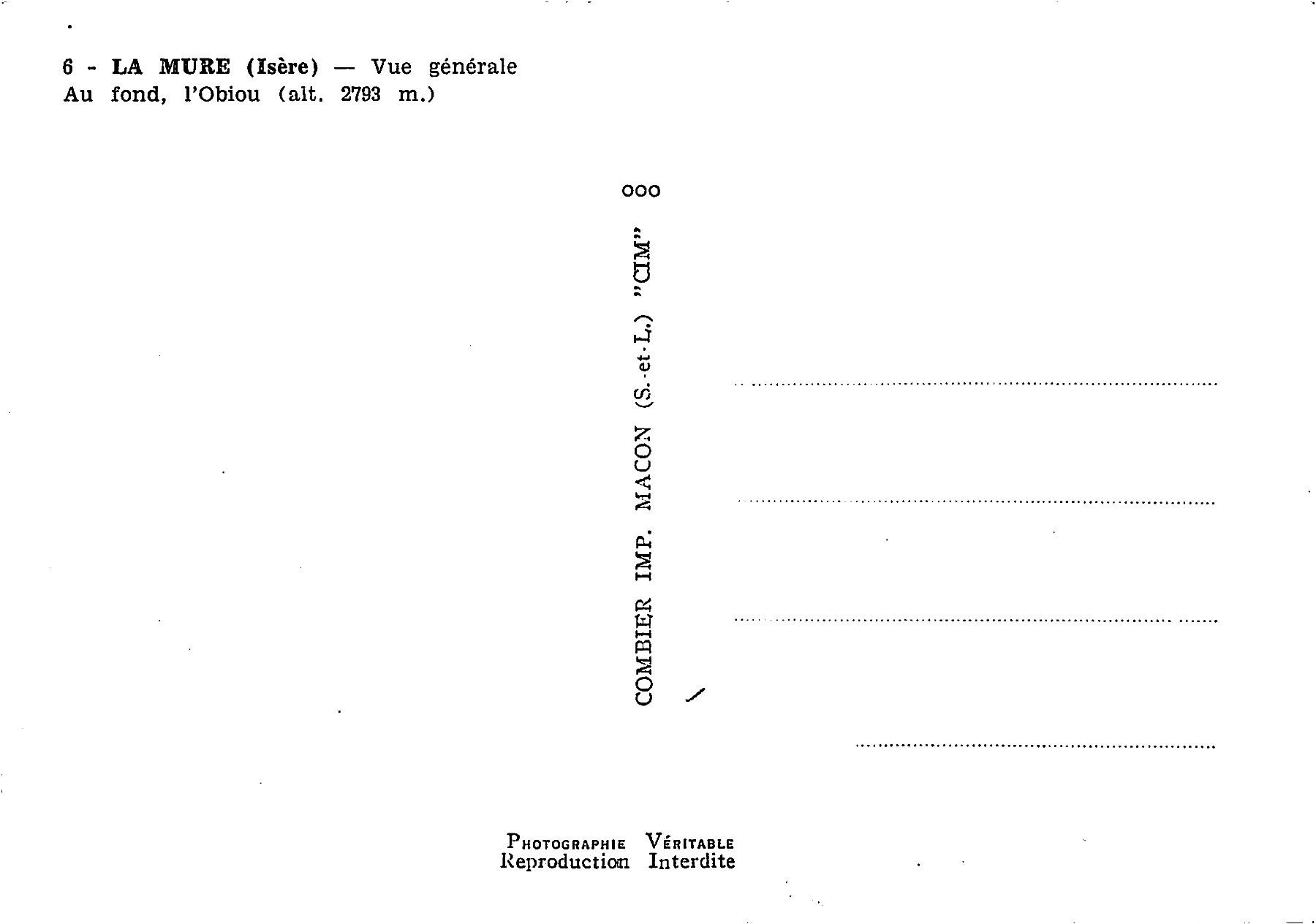 Cartoline postali: 2x La Mure, Isère – Usato da Ottikon b.Kemptth. venduto da Neptun1974 1