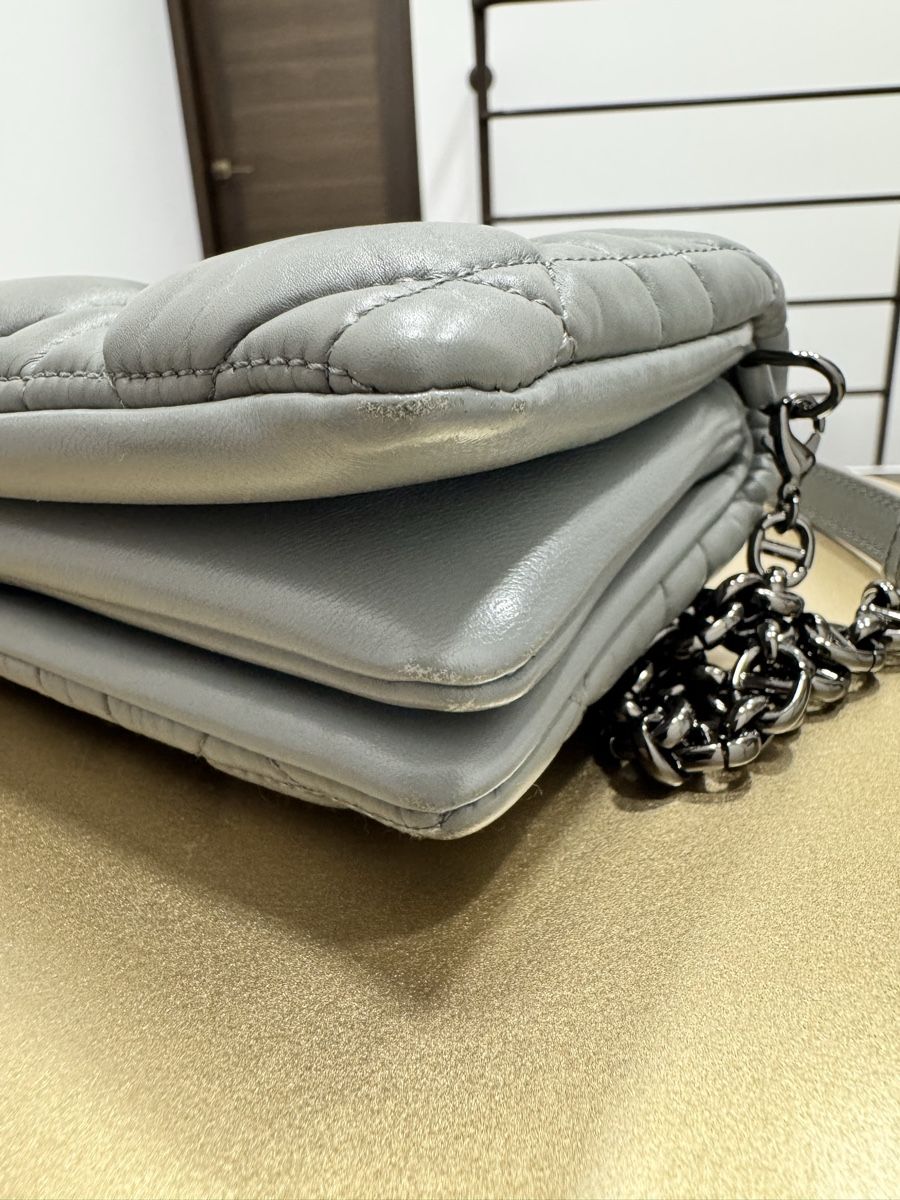 Borse da donna: Authentic Christian Dior Bag - Grey Quilted Leather – Usato da Thonex venduto da Lux_brands01 6