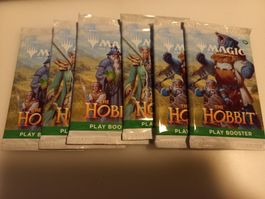 6x MTG The Hobbit booster play english OVP Sealed