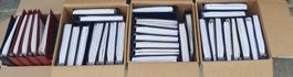 Briefmarkensammlung - Schiffpost-Nachlass Hamburg - 34 Bände