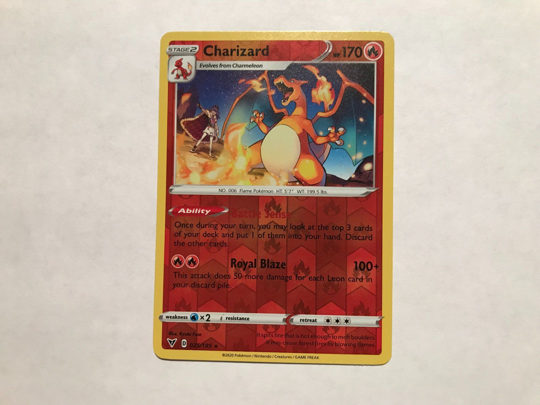 Pokémon Sammelbilder & Trading cards: Charizard reverse holo EN – Gebraucht aus Hagendorn von Pokecollectorch 1
