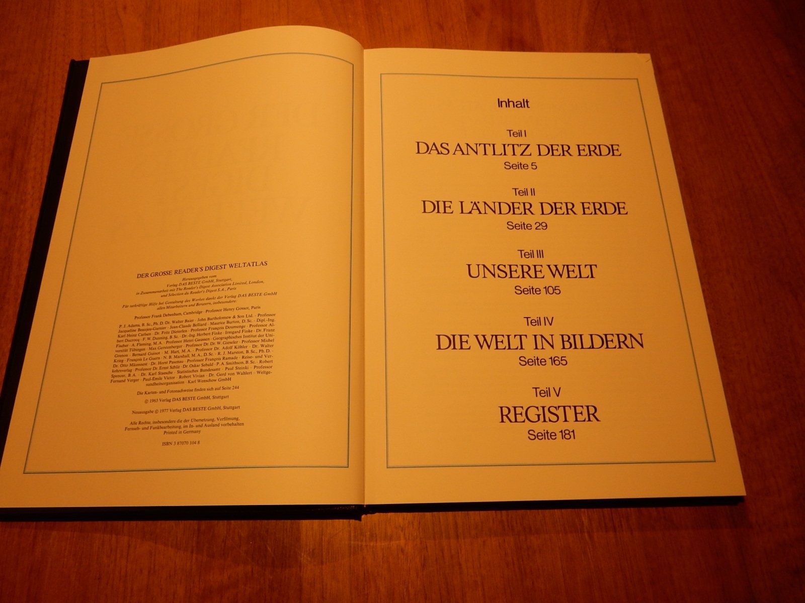 Libri: Der grosse Reader's Digest Weltatlas von 1977 – Nuovo e nell'imballaggio originale da Wilen bei Wil venduto da Hausgeist 1