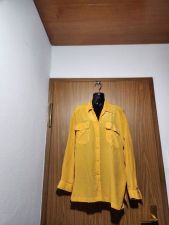 Chemise en soie jaune vif St Michael - taille 42 EUR