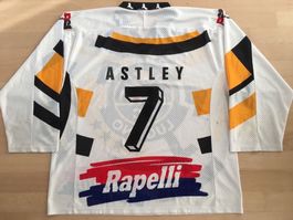 HC LUGANO # 7 MARK ASTLEY TRIKOT MAILLOT HCL MAGLIA XXL