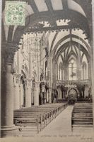 NEUCHÂTEL - Intérieur de l'église catholique - 1907
