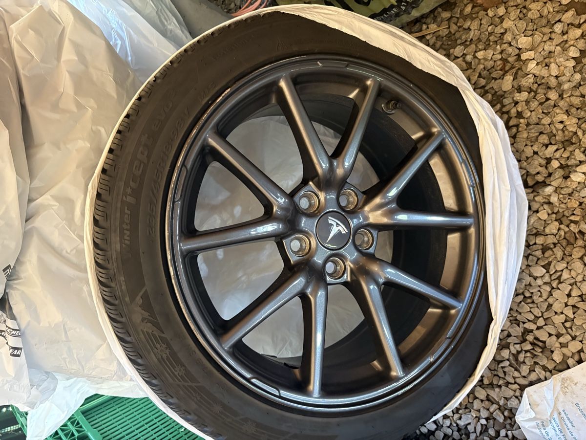 Pneumatici & Ruote complete: Winterkompletträder Tesla Modell 3 – Usato da Zell ZH venduto da Marius12