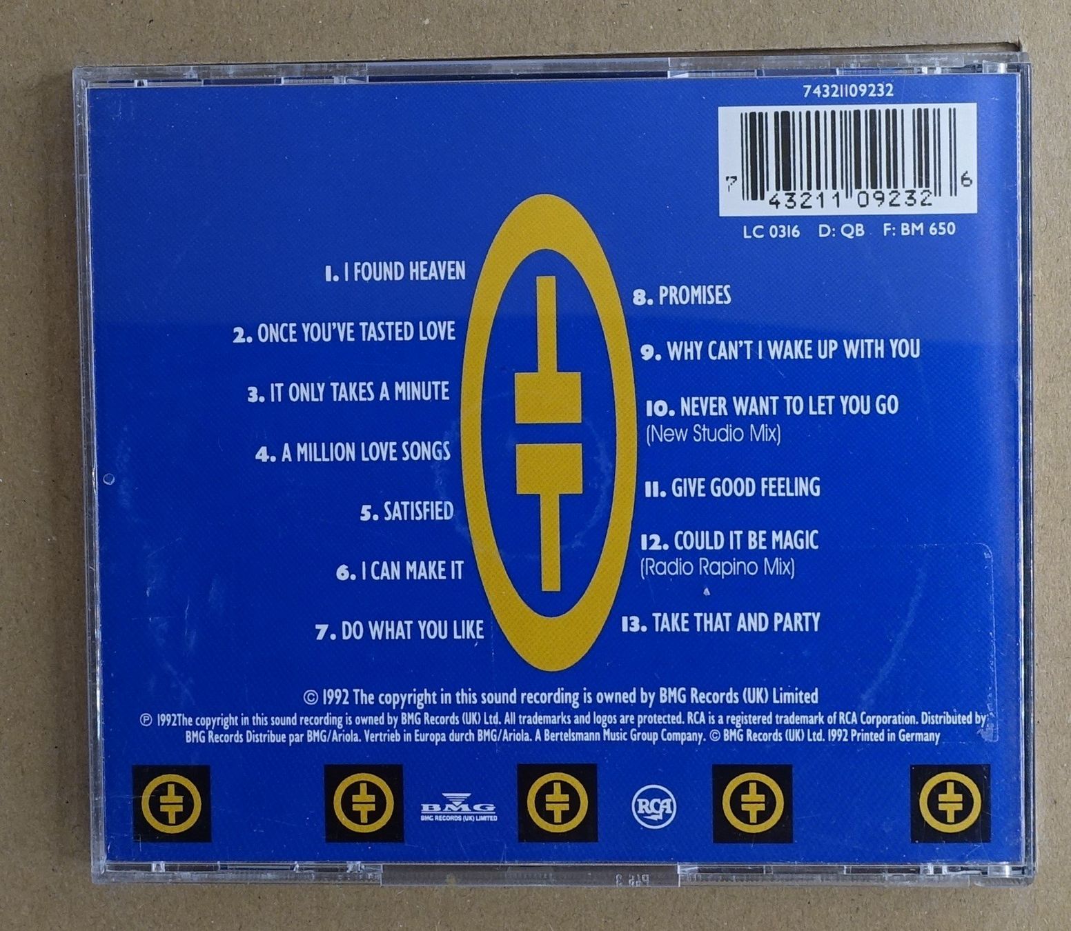 CD: Take That & Party - F37 – Usato da Sessa venduto da fraenklishop 1