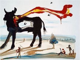 Salvador Dali "Primavera Española" **Top Zustand 70s** Neu