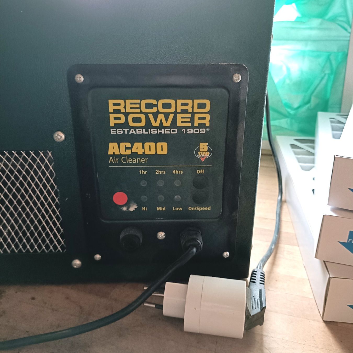 Purificatori d'aria: RECORD POWER Luftfiltersystem AC400 – Usato da Winterthur venduto da silvanscherrer 1