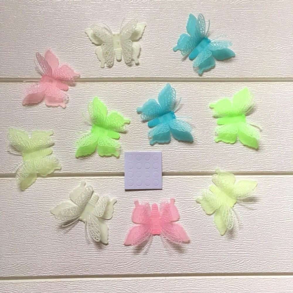 Sticker: Autocollants muraux papillon fluorescent – Nuovo e nell'imballaggio originale da Gurmels venduto da Swisspod 2