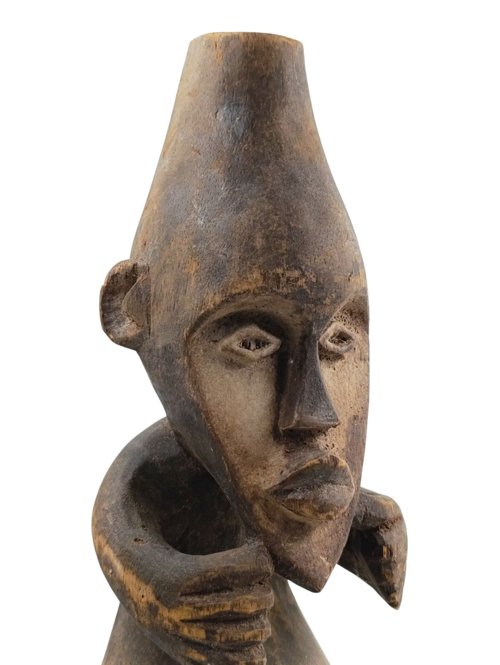 Statuette: Antike Afrikanische Ahnenfigur aus Holz – Usato da Hochfelden venduto da Relict 4