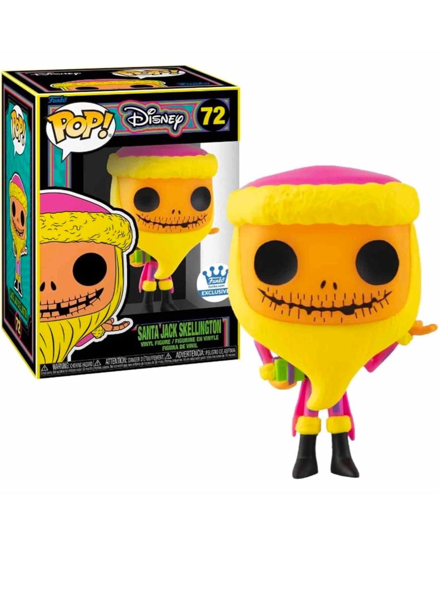 Funko Statuette: Funko Santa Jack Skellington Blacklight Exclusive #72  – Nuovo (secondo la descrizione) da Murten venduto da Ski-Outlet 1