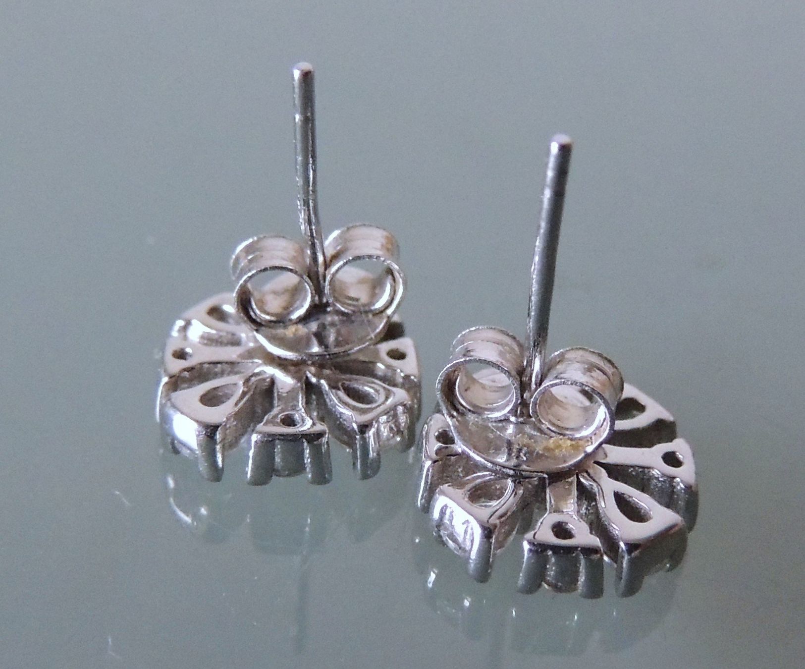 Orecchini pendenti & Orecchini a lobo: Silber 925 Ohrstecker Zirkonia 9 mm – Usato da Waldenburg venduto da schaller707 4