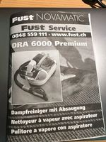 Fust Novamatic DRA 6000 Premium – Dampfreiniger m. Absaugung