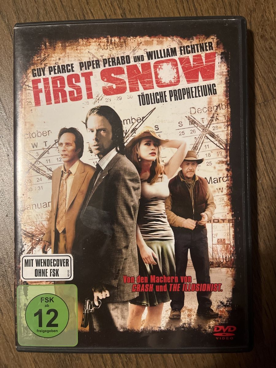 Tutti i DVDs: First Snow - Tödliche Prophezeiung Thriller – Usato da Glarus venduto da Greenday