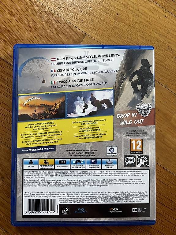 Giochi: PS4 Steep – Usato da Schattdorf venduto da Dani-T 1