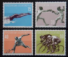 Liechtenstein Kat. 365-368 ** 1958 Kat. 30 Euro