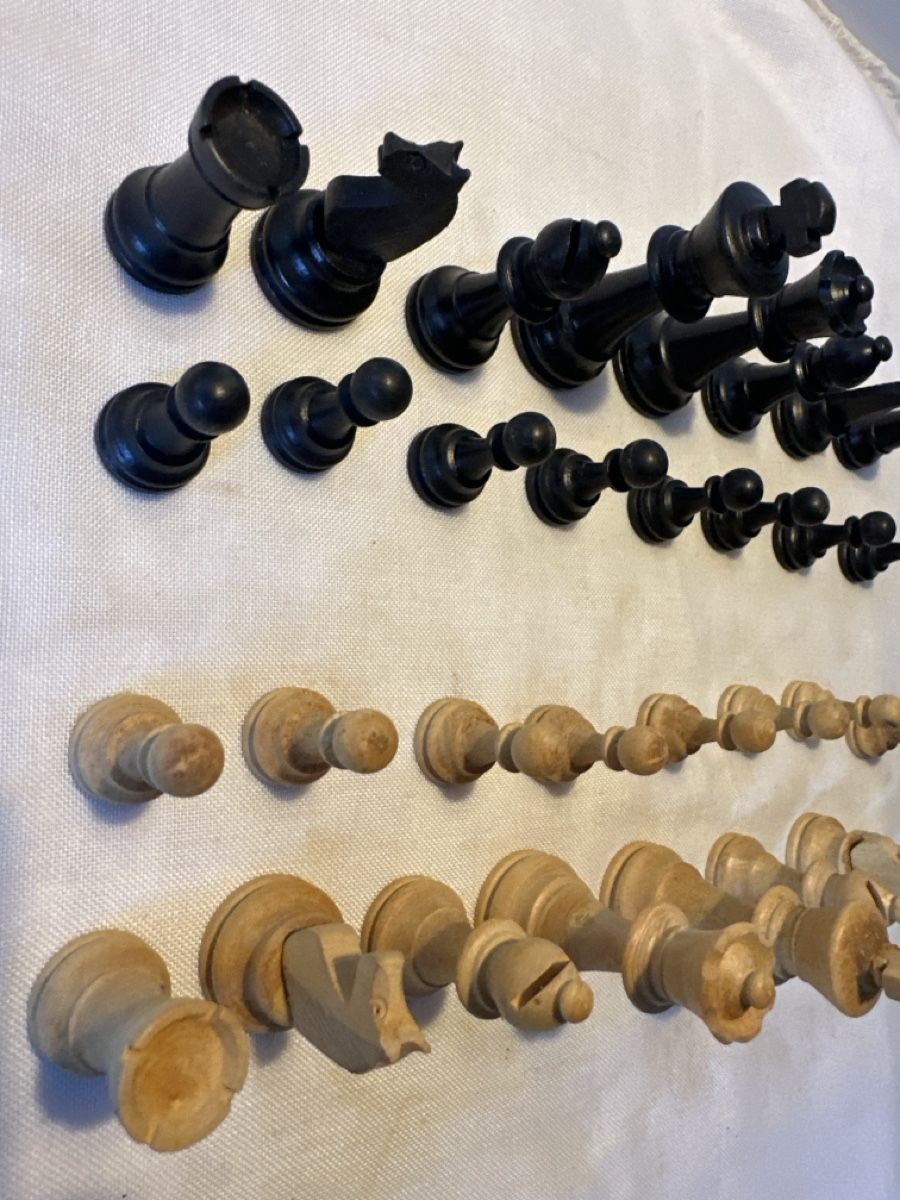 Spiele: Schachfiguren "Staunton", Holz, mit Originalverpackung! – Gebraucht aus Zürich von Chaeffeler 3