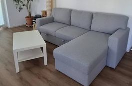 IKEA BÅRSLÖV Bettsofa mit Récamiere – neuwertig
