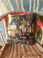 petit coussin caneva esprit vintage a la lavande