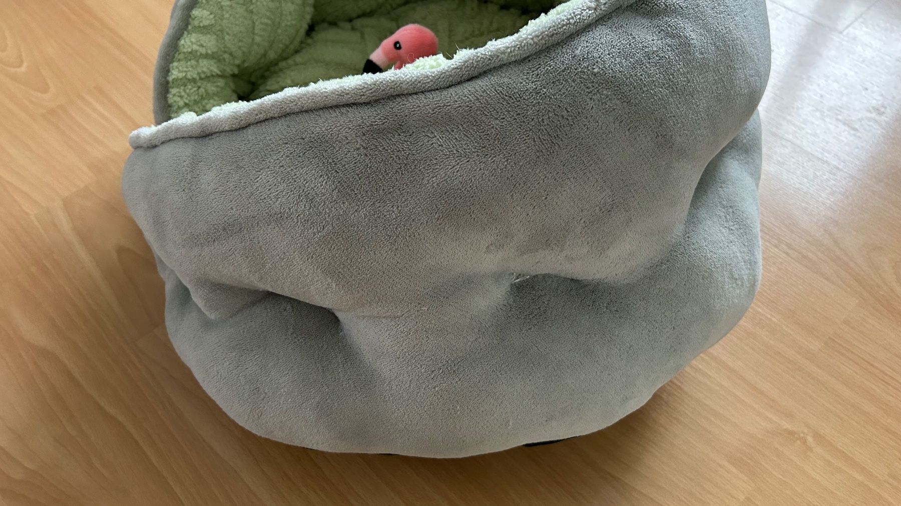 Cucce & Letti: Kimpets Katzenbett grau mit Flamingo – Usato da Müllheim Dorf venduto da jeney9 4