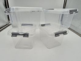 4er Set Frischhaltedosen 800ml | Klick-Verschluss | BPA-frei