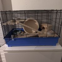 Kleintierkäfig mit Zubehör guter Zustand