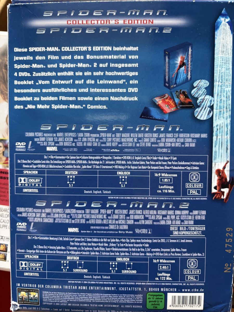 Tutti i DVDs: Spider-Man Collector's Edition DVD  – Nuovo (secondo la descrizione) da Frick venduto da Lipstik 1