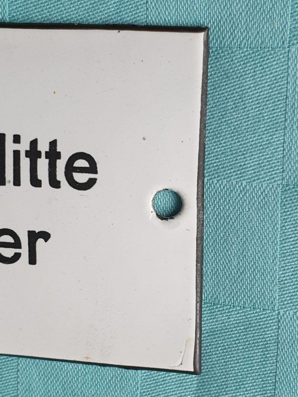 Insegne: Email Schild Wohnung Mitte W. W. Boiler – Usato da Mörschwil venduto da spirspi 5
