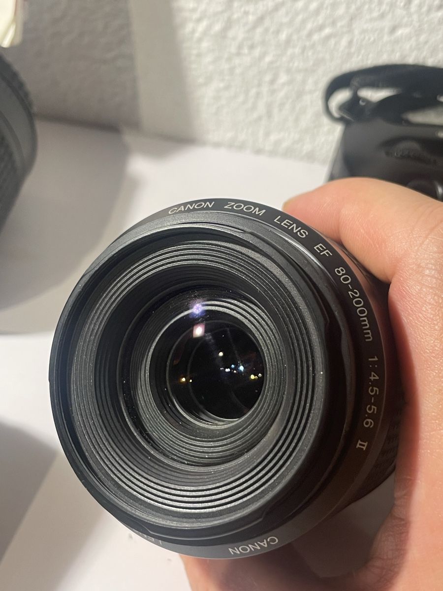 Canon Fotocamera: Spiegelreflexkamera Canon EOS 500 mit Objektiven Set – Usato da Sargans venduto da Didis 2