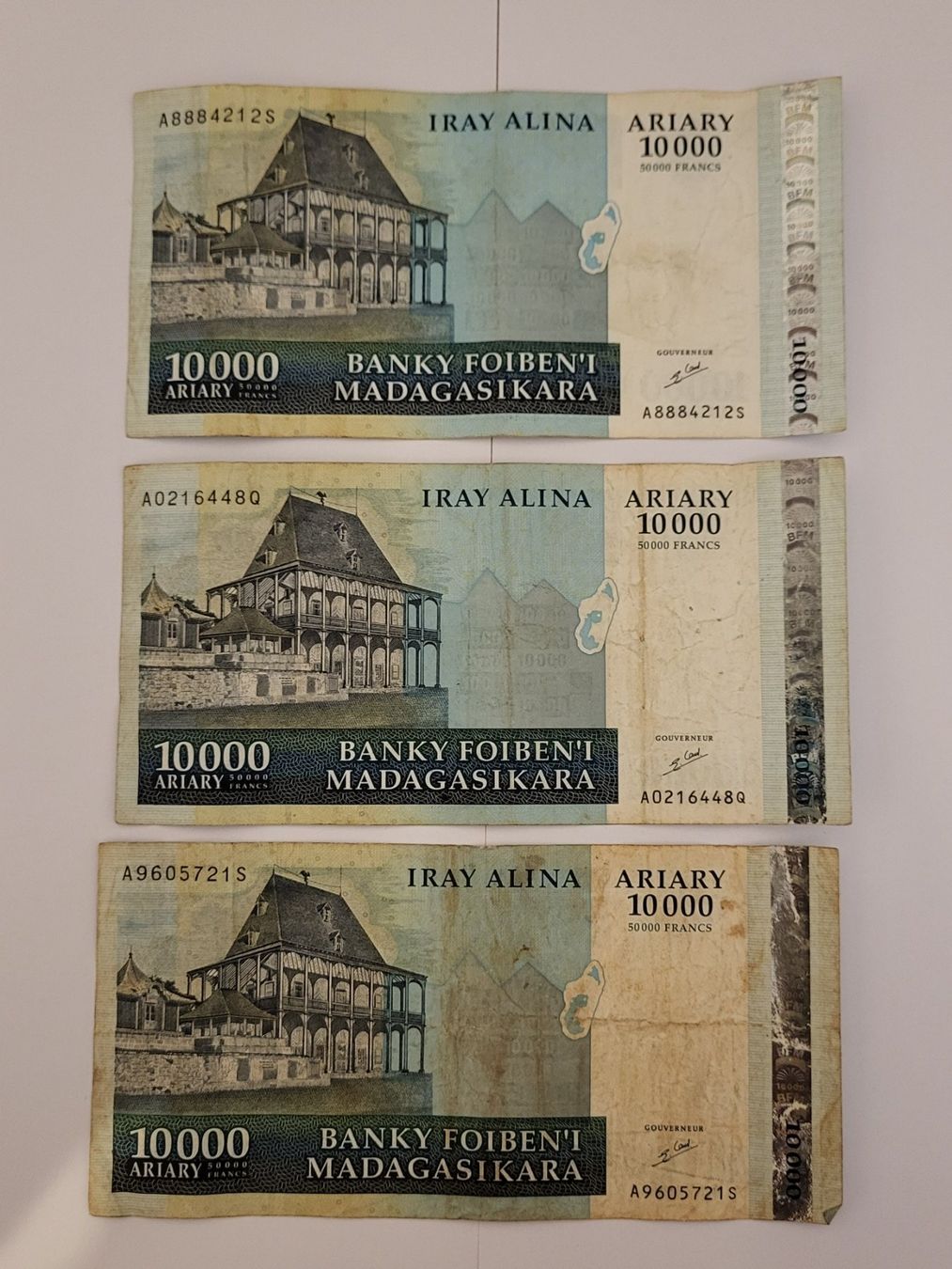 Banconote: Banknoten aus Madagascar – Usato da Pravidondaz venduto da LVtik 3