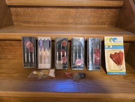 Unicorn Vintage Dart Set Konvolut mit Zubehör guter Zustand