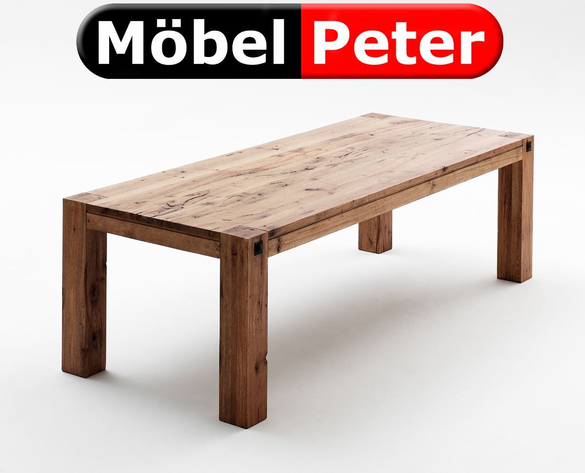 Tische: Holztisch Eiche Bassano Lee 220 x 100cm – Neu und originalverpackt aus Kölliken von Peter-Moebel