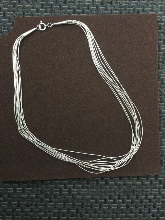 Zwillings Ankerkette Silber 925 rhodiniert 2,3mm 40-80cm | Materia Schmuck