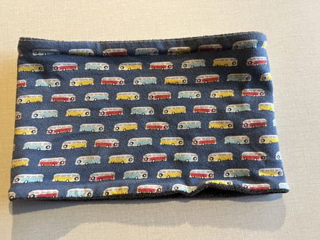 Loop Schal/Halstuch mit VW Büssli Motiv, innen Fleece