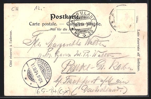 Cartoline postali: Luzern, Teilansicht mit Pilatus, Bahnhof – Usato da Berlin venduto da bartko-reher 1