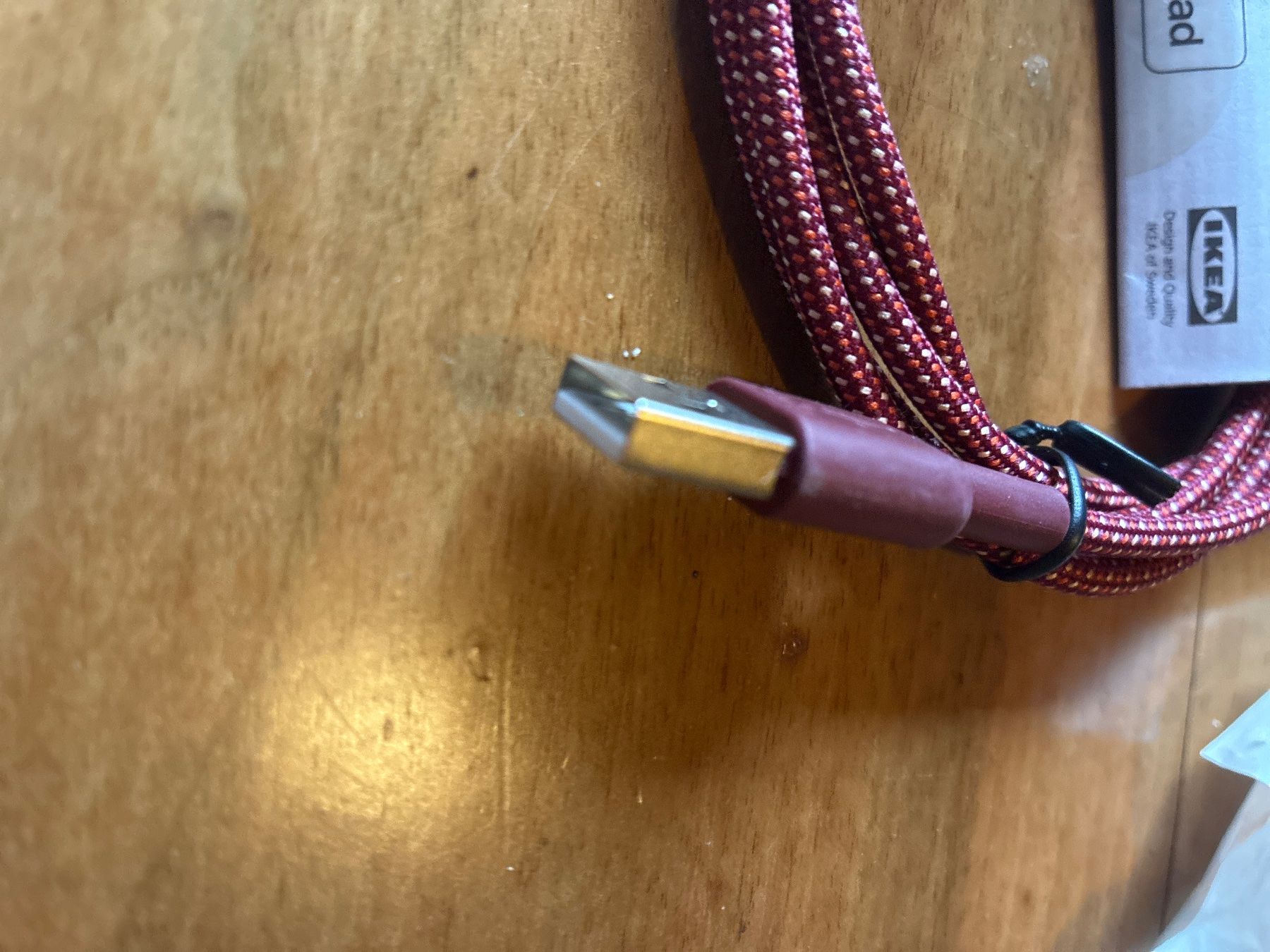 Apple Kabel: IKEA  USB-A IPhone Kabel 1.5 m rot – Neu und originalverpackt aus Turbenthal von littledevil71 2