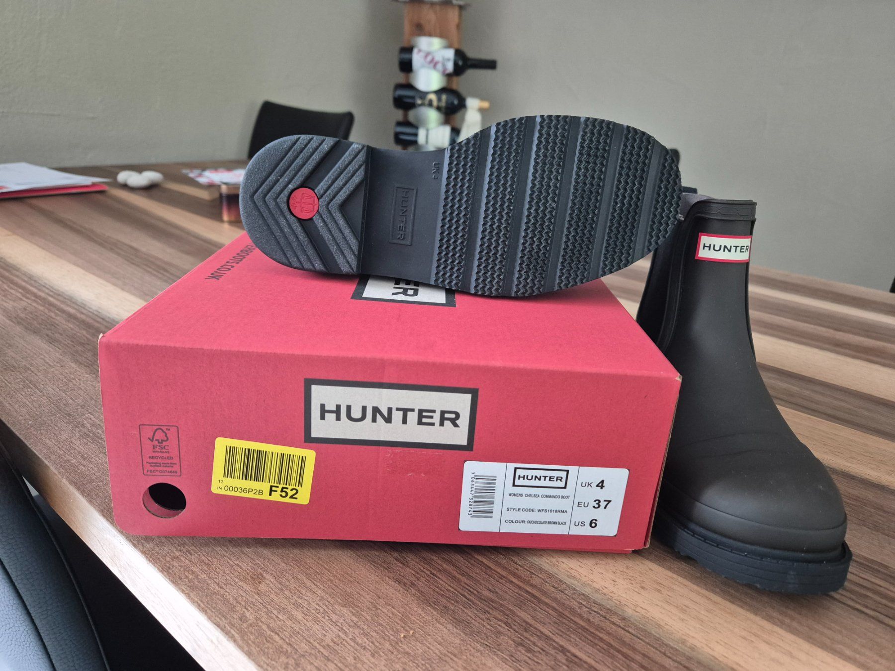 Hunter Scarpe da donna: Gummistiefel Gr.37, olive – Nuovo e nell'imballaggio originale da Altendorf venduto da Weihnacht3 1