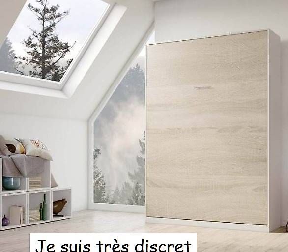 Betten: Lit escamotable horizontal ou vertical 140 x 200cm. – Neu und originalverpackt aus Lausanne von casa56 3