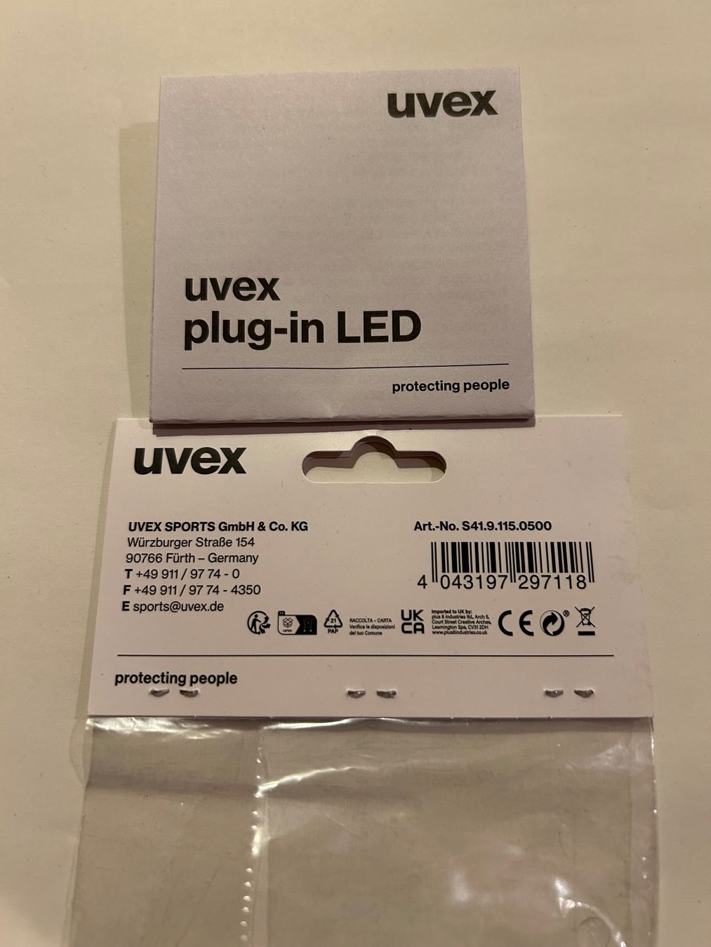 Lampade: Uvex-Helmlampe – Nuovo (secondo la descrizione) da Stein am Rhein venduto da Simplex1 3