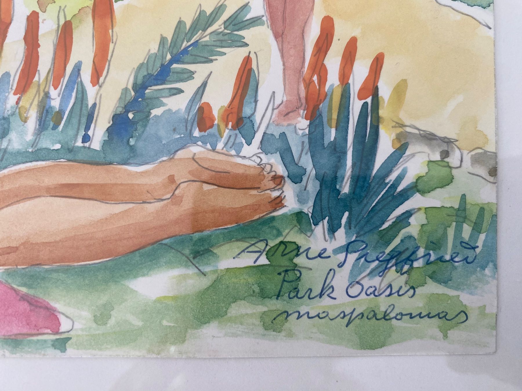 Dipinti: Aquarell von Arne Siegfried – Usato da Schaffhausen venduto da Theosike 1