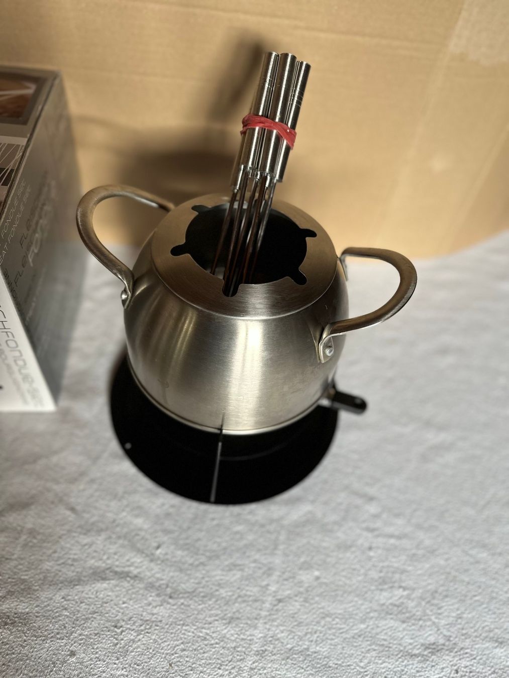 Küchengeräte: Set pour fondue bourguignonne – Gebraucht aus Ste-Croix von mjmg