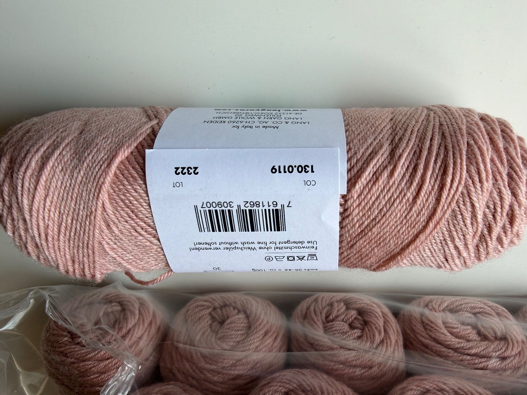 Lang Yarns Lana: 1Knäuel Jawoll Silk Langyarns – Nuovo e nell'imballaggio originale da Büsserach venduto da bor_s88m 1