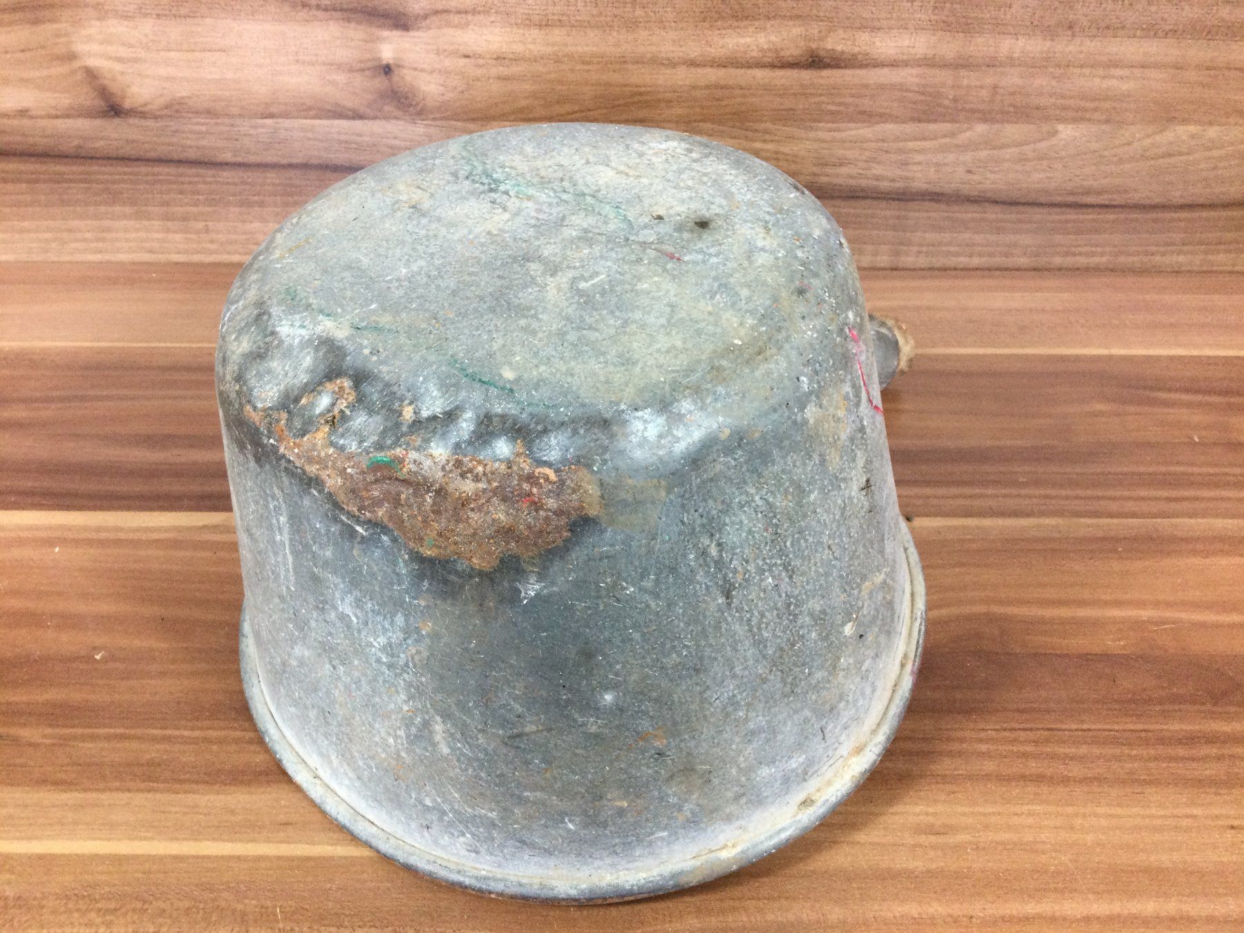 Attrezzi da lavoro: Alter Wasser oder Jauche Schöpfer ohne Holzgriff – Usato da Wangen SZ venduto da kuriosum12 4